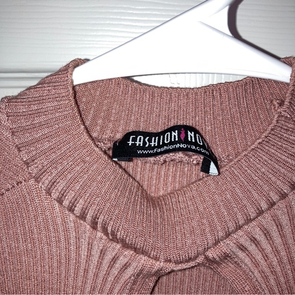 FashionNova Pink Sleeveless Sweater Dress - Picture 3 of 4